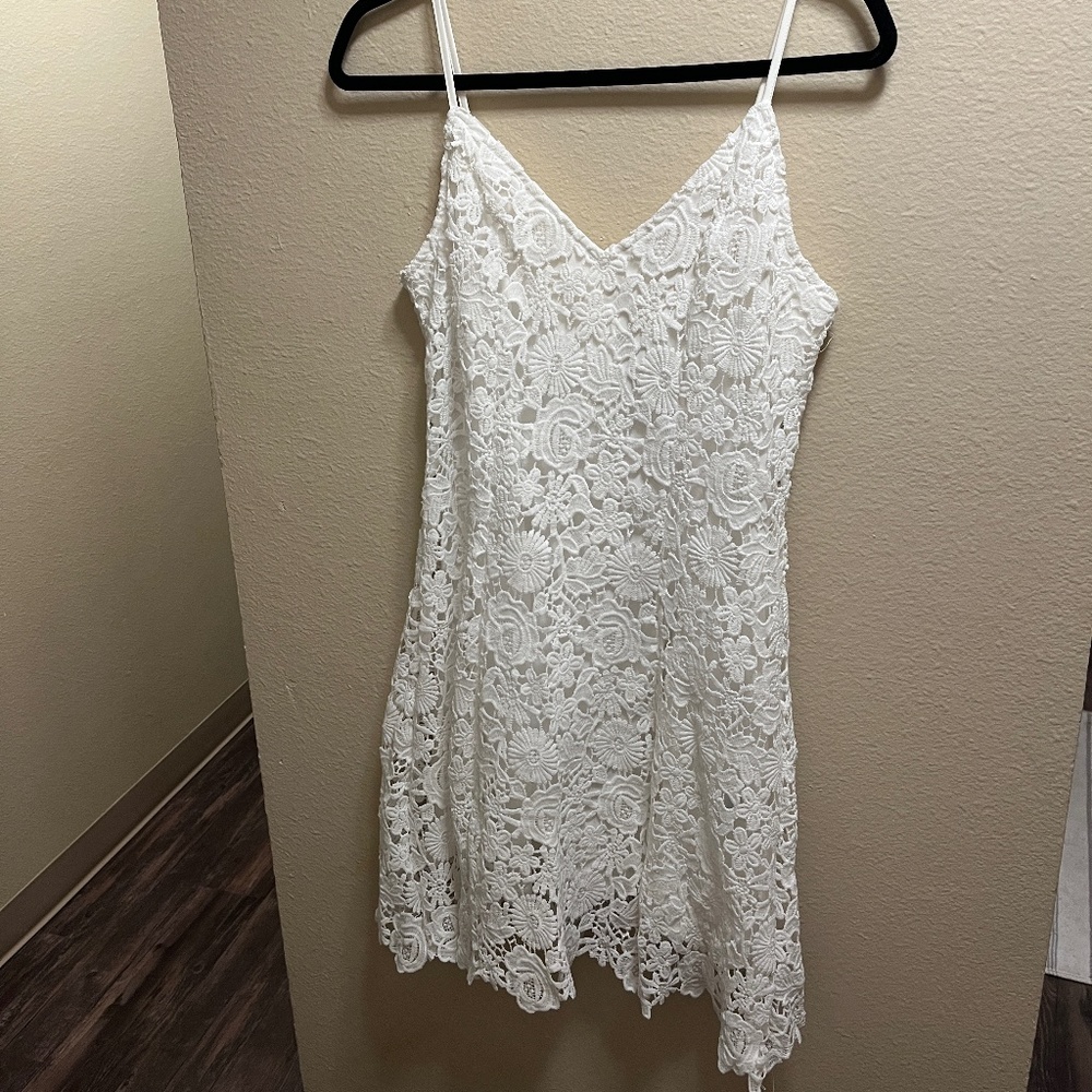New Shein White Lace Dress